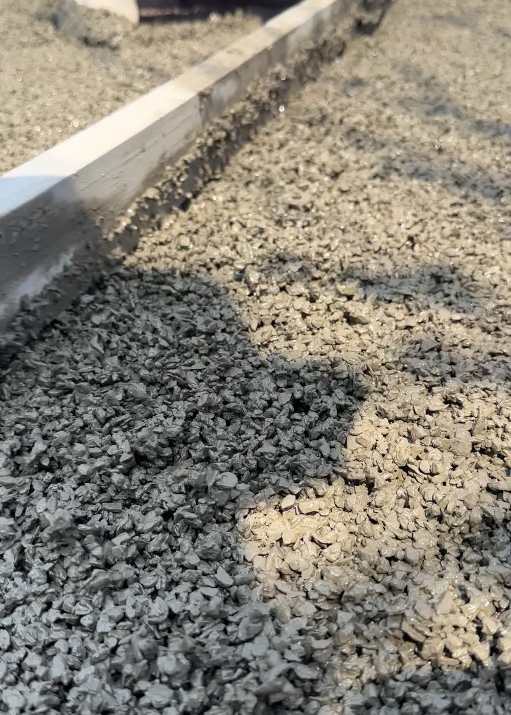 透水混凝土施工实拍